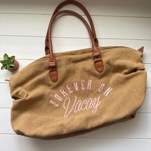 Billabong Forever On Vacay Tan Tote Bag